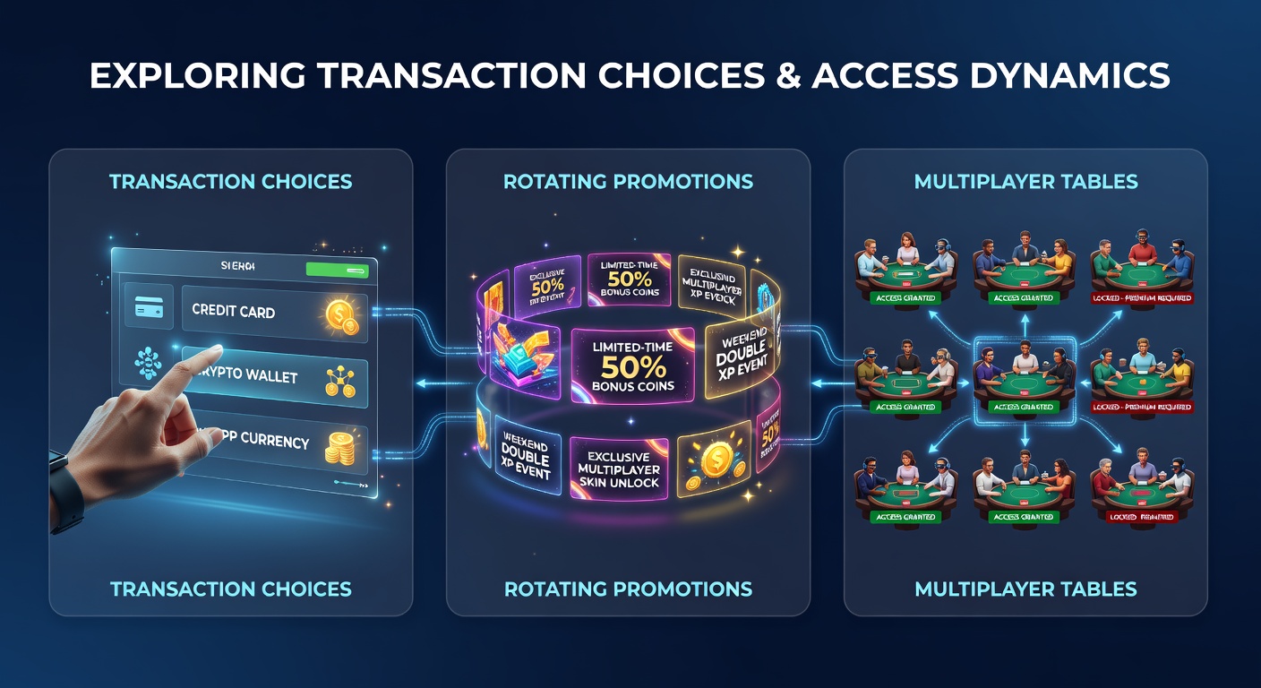 Digitale Casino-Plattform mit verschiedenen Zahlungsoptionen und rotierenden Bonus-Angeboten